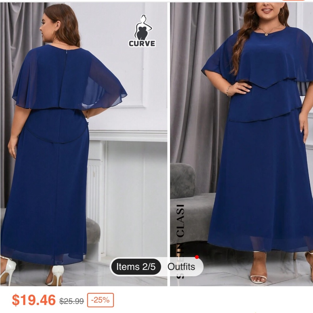 NEW Shein Navy Dress